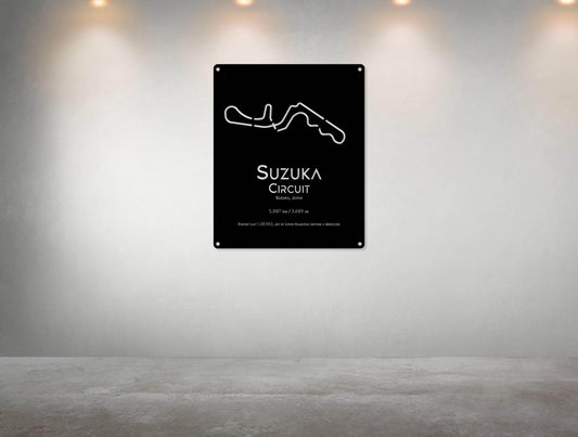 Suzuka Circuit - Metal Art