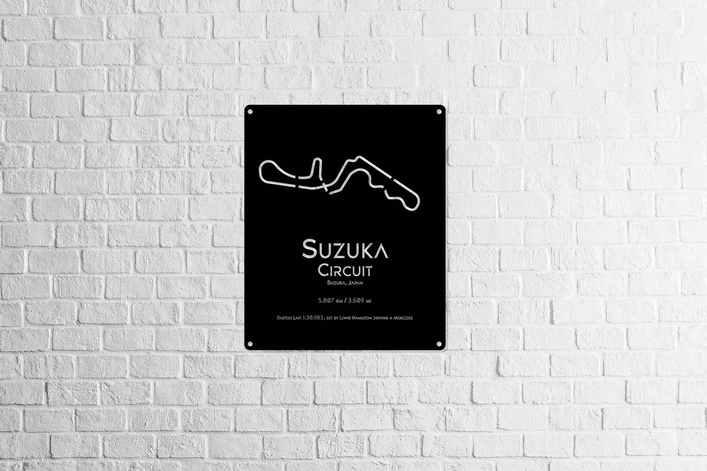 Suzuka Circuit - Metal Art