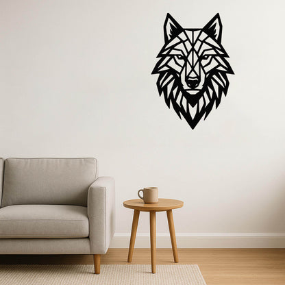 Wolf Head Wall Art - Metal Art