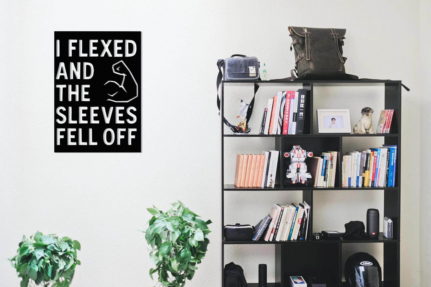 I Flexed and the Sleeves Fell Off - Metal Art