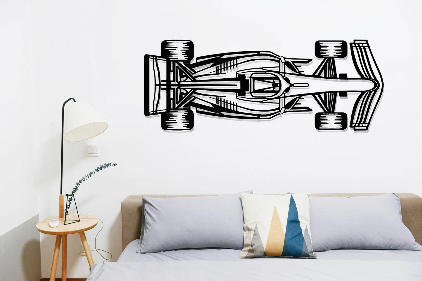 F1 Race Car Metal Wall Art - Metal Art