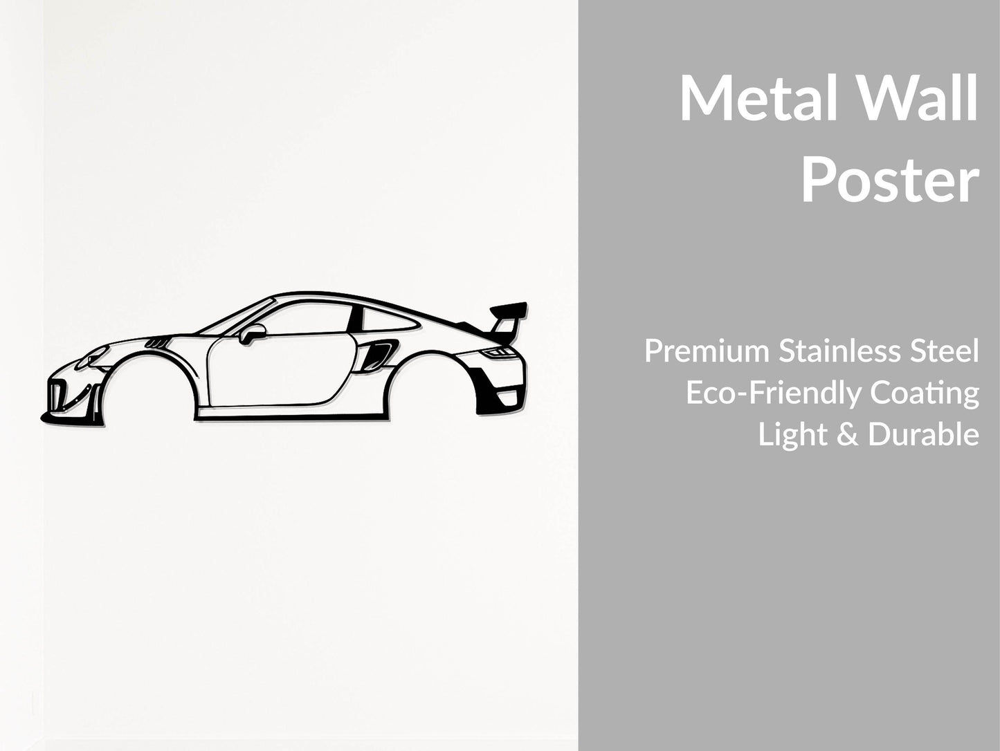 911 GT2 RS Metal Wall Art - Metal Art