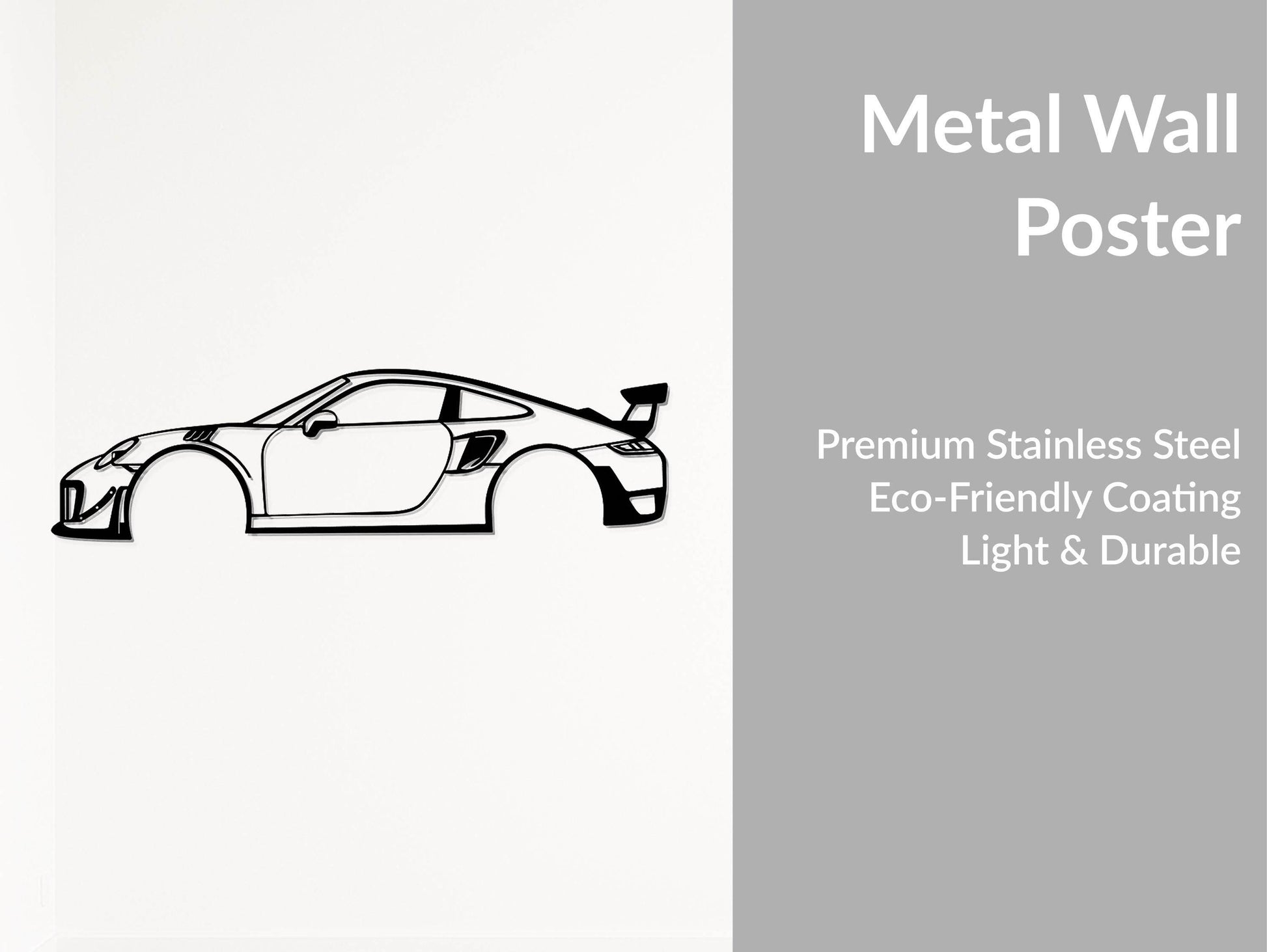 911 GT2 RS Metal Wall Art - Metal Art