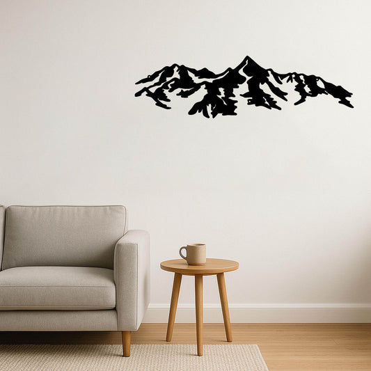 Mountain Range Metal Wall Art - Metal Art