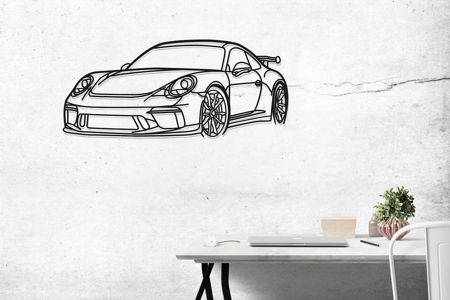 911 GT3 Metal Wall Art - Metal Art