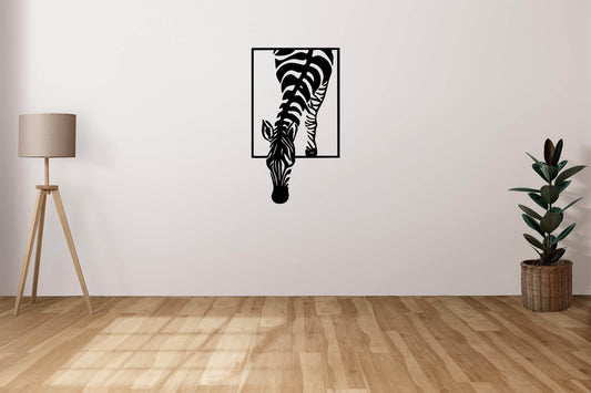Zebra Metal Wall Art - Metal Art