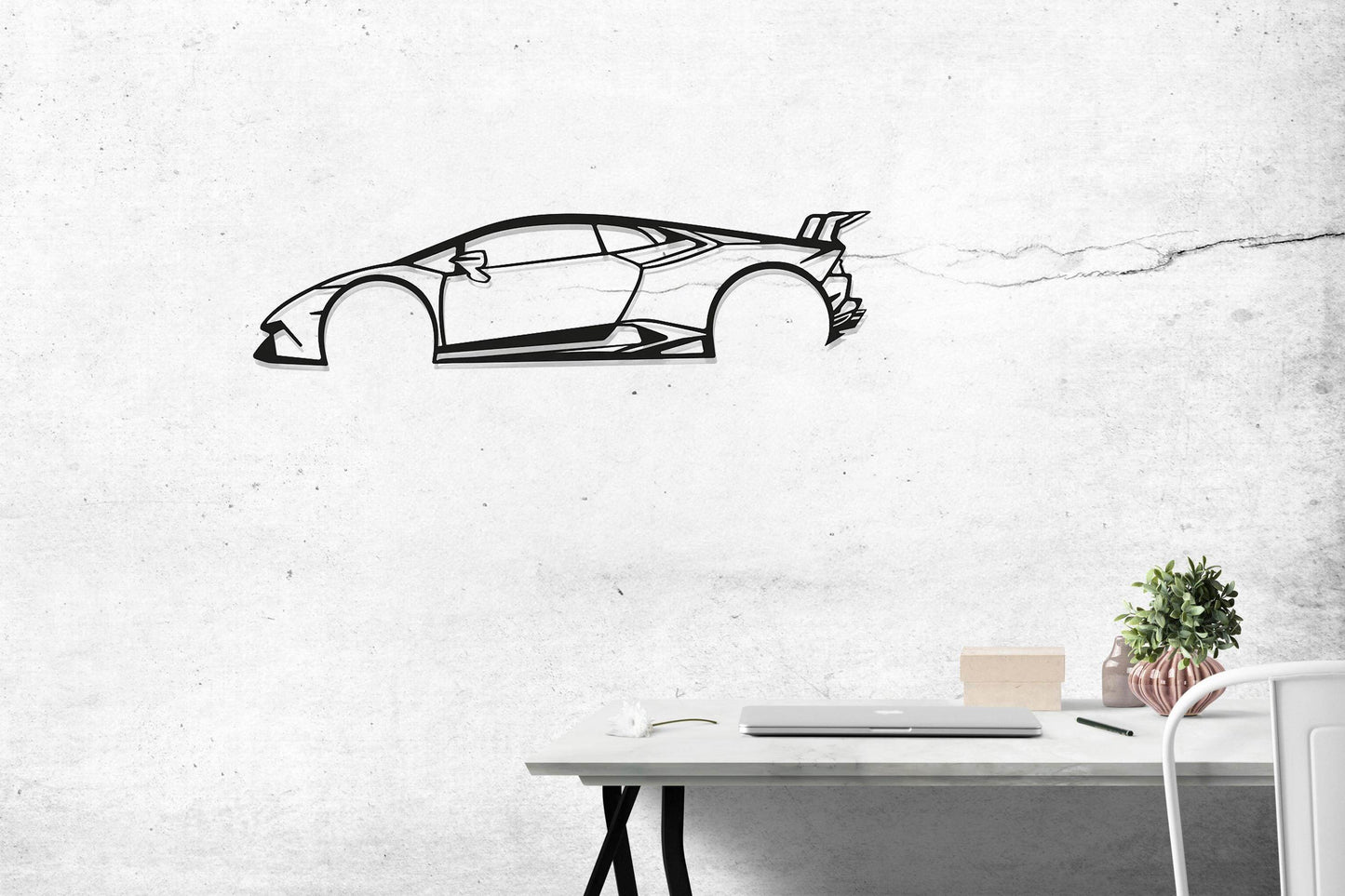 Huracan Performante Metal Car - Metal Art