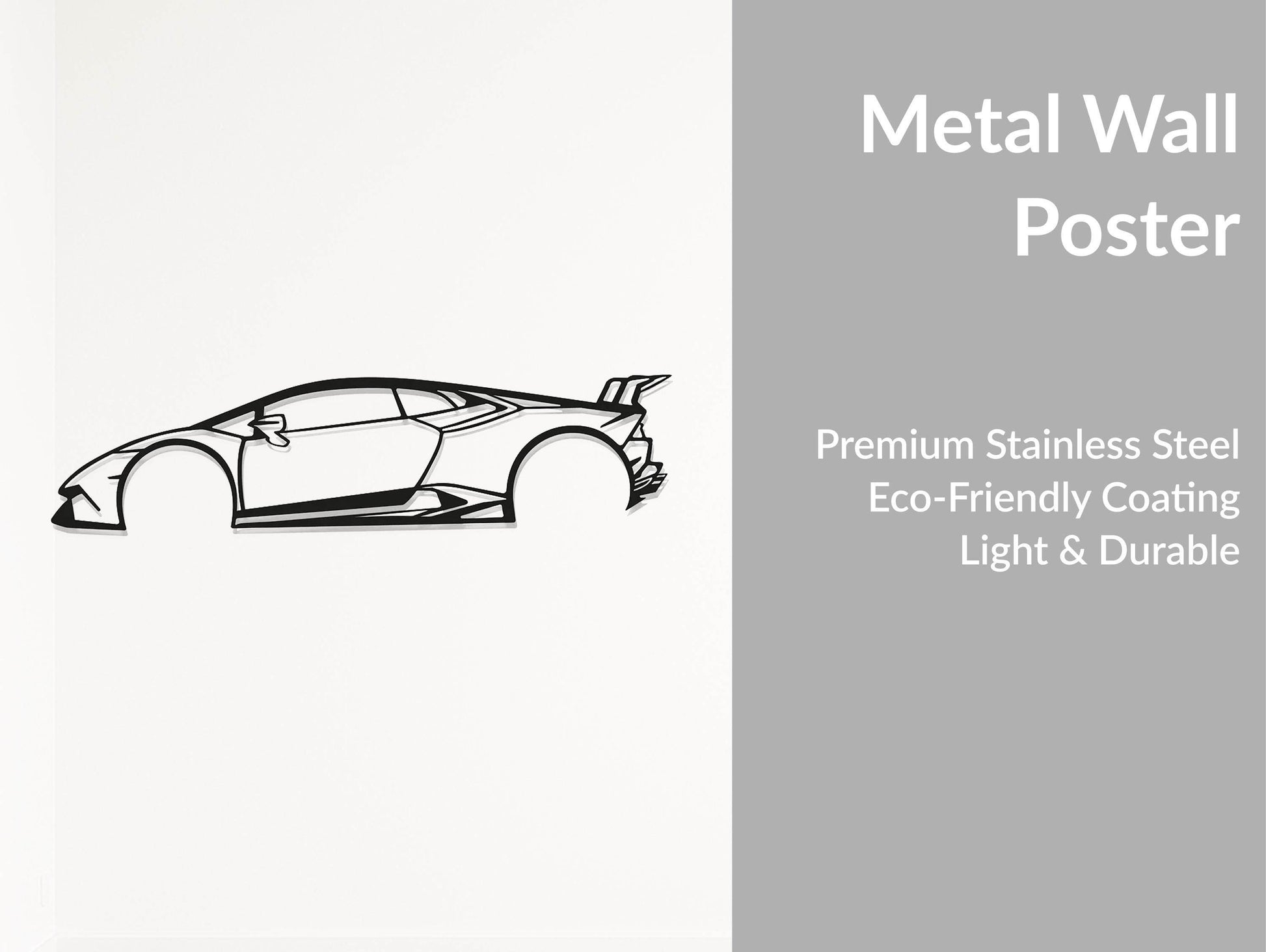 Huracan Performante Metal Car - Metal Art