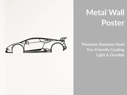 Huracan Performante Metal Car - Metal Art