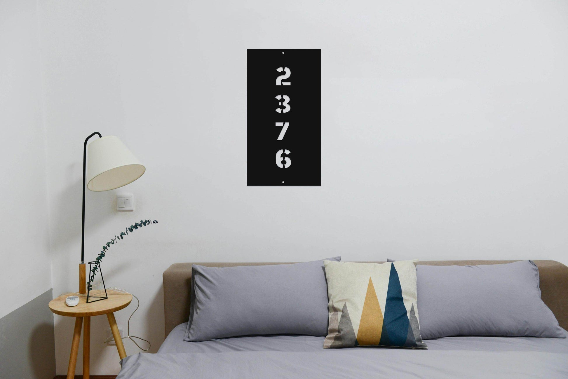House Number Sign - Metal Art