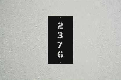 House Number Sign - Metal Art