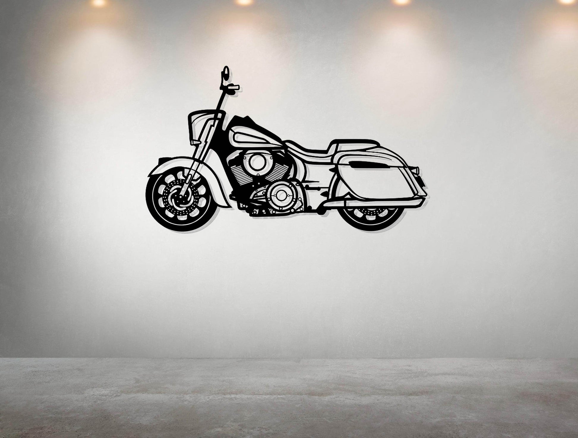 Motorcycle Wall Art - Metal Art