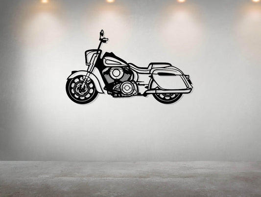 Motorcycle Wall Art - Metal Art