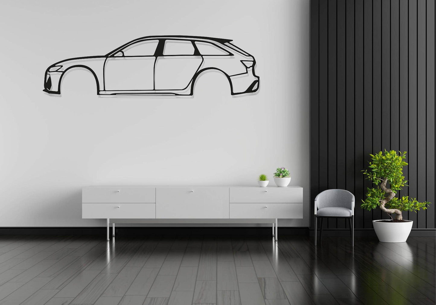 RS6 Wall Art Steel - Metal Art