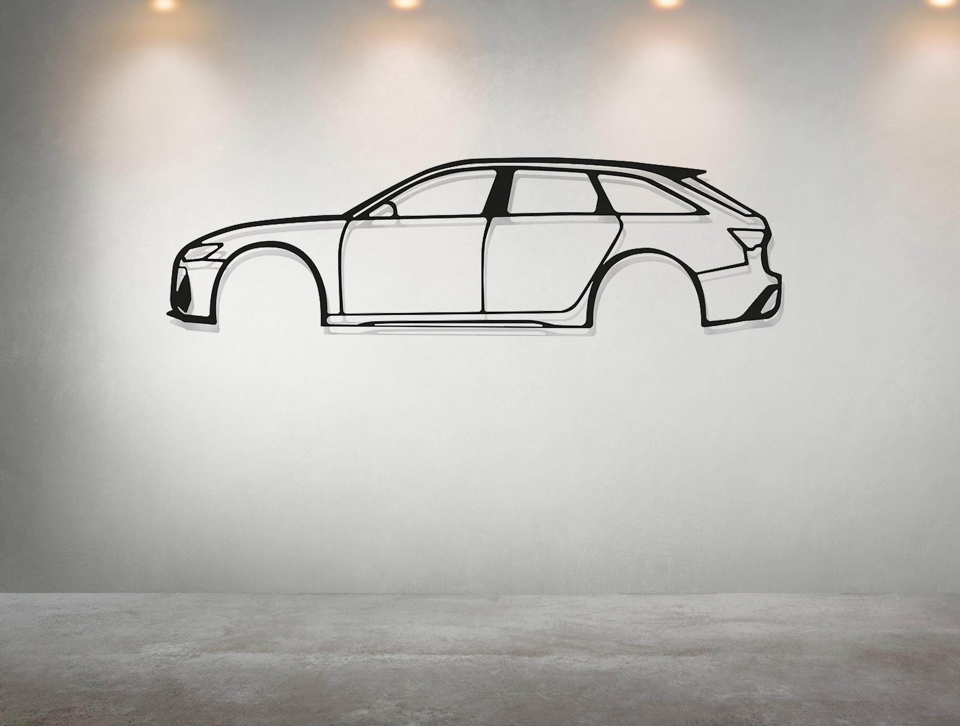 RS6 Wall Art Steel - Metal Art