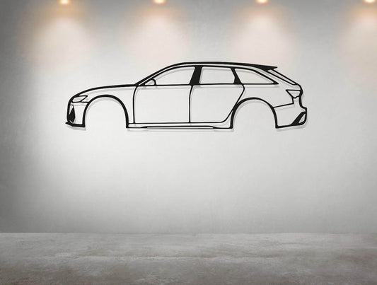 RS6 Wall Art Steel - Metal Art