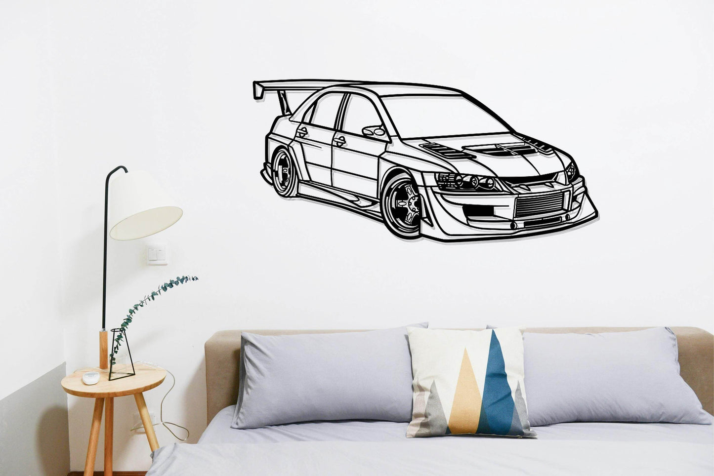 Mitsubishi Lancer Evolution - Metal Art