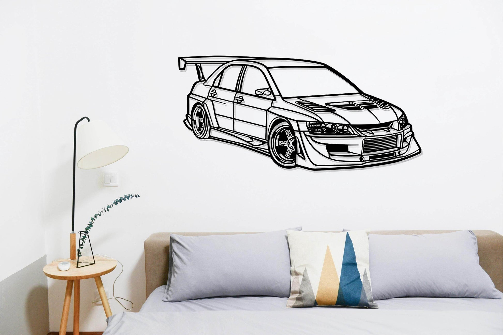 Mitsubishi Lancer Evolution - Metal Art
