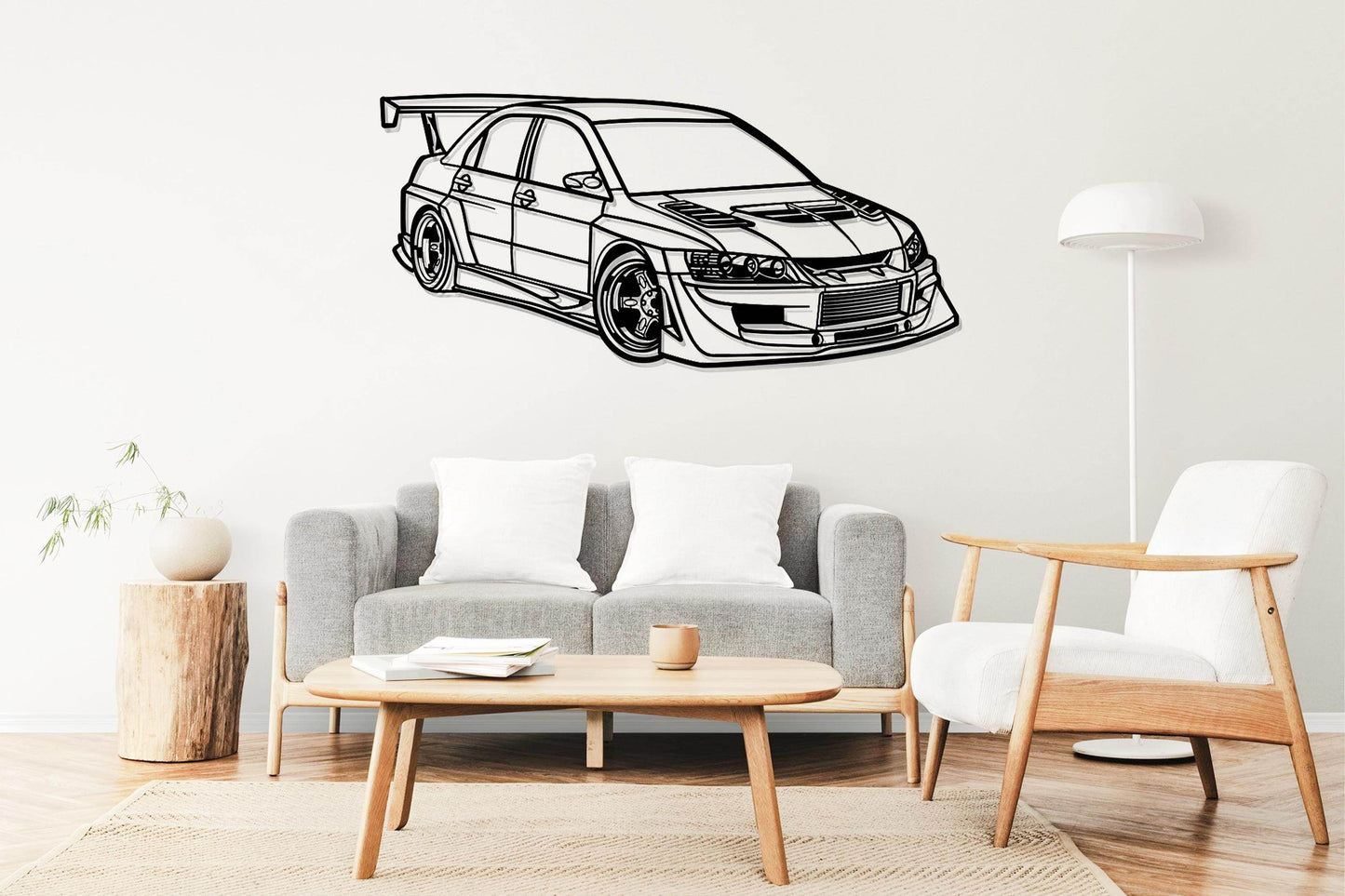 Mitsubishi Lancer Evolution - Metal Art