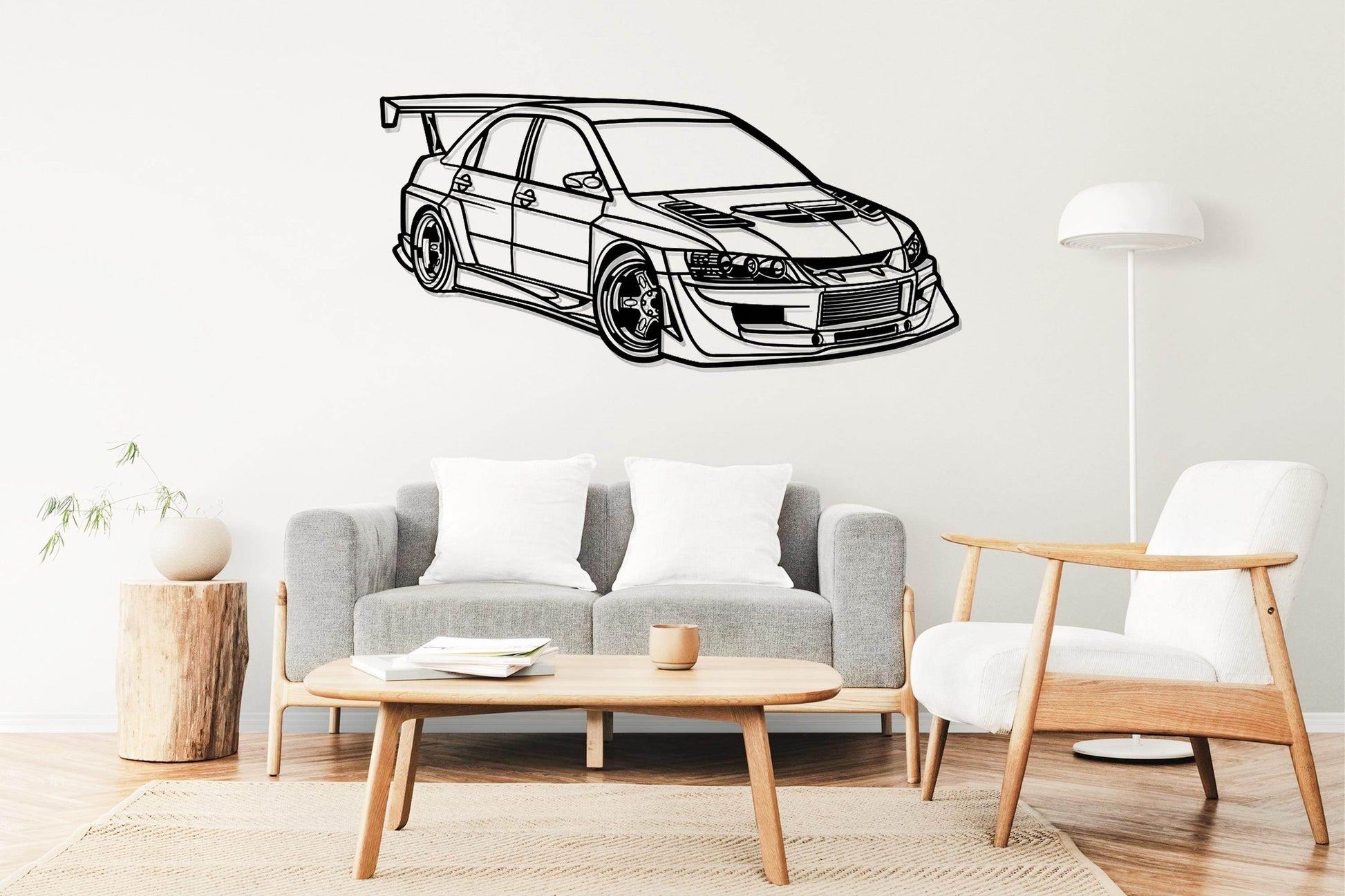 Mitsubishi Lancer Evolution - Metal Art