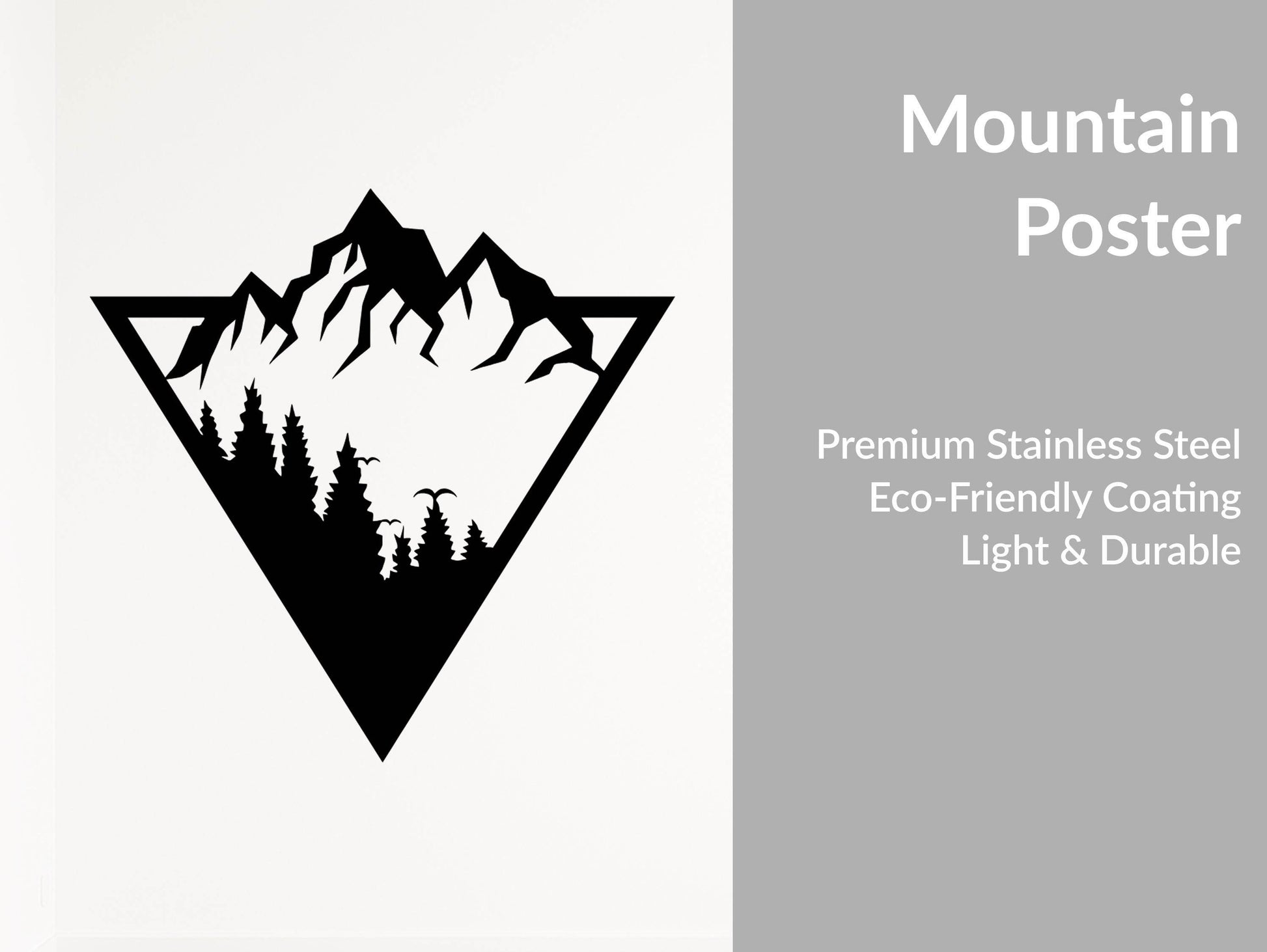 Mountain Forest Metal Wall Art - Metal Art