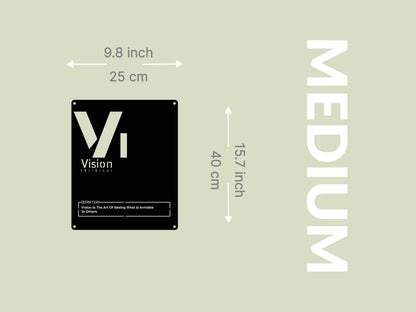 Vision Metal Wall Sign - Metal Art