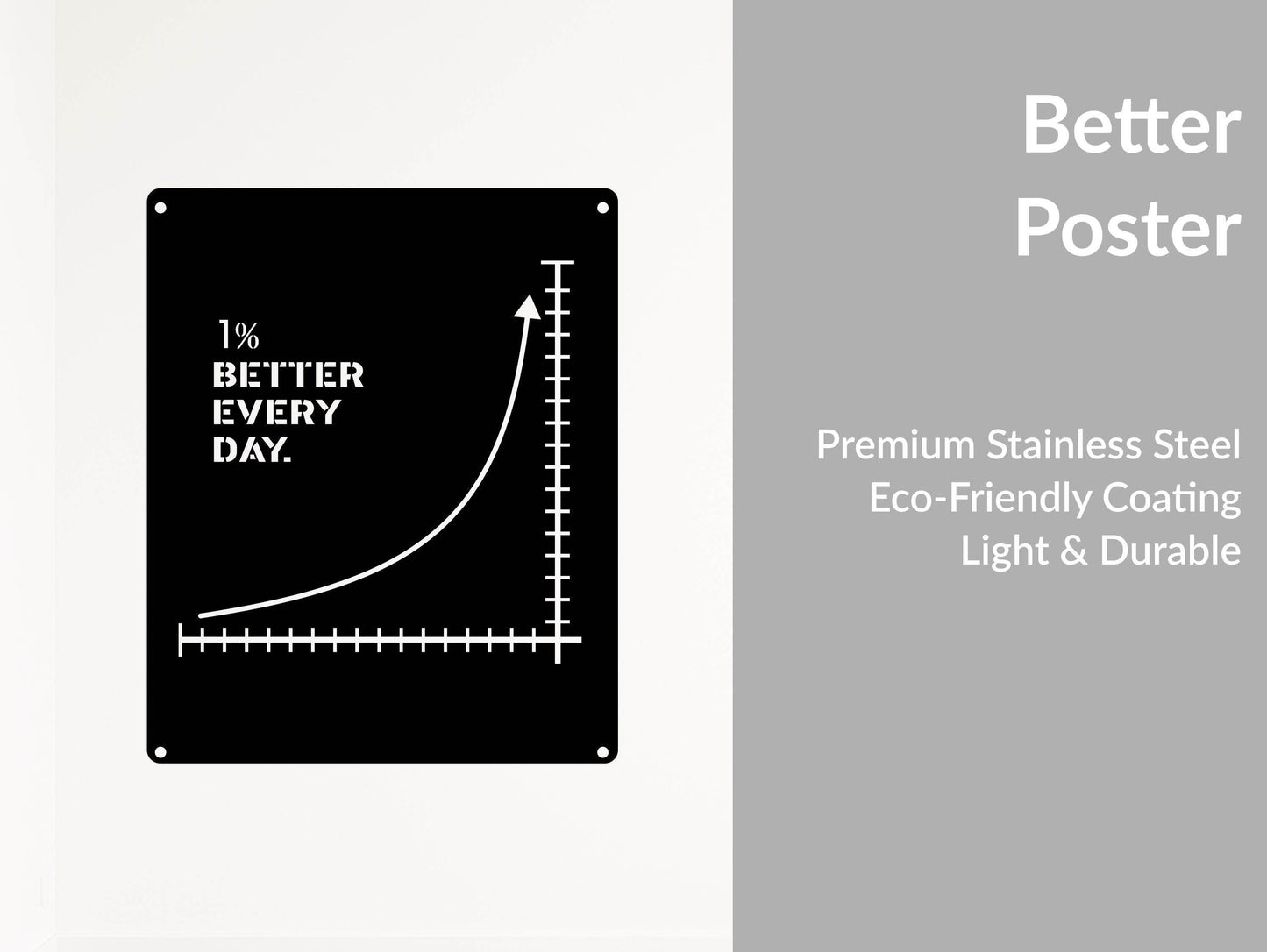 Better Every Day Metal Sign - Metal Art