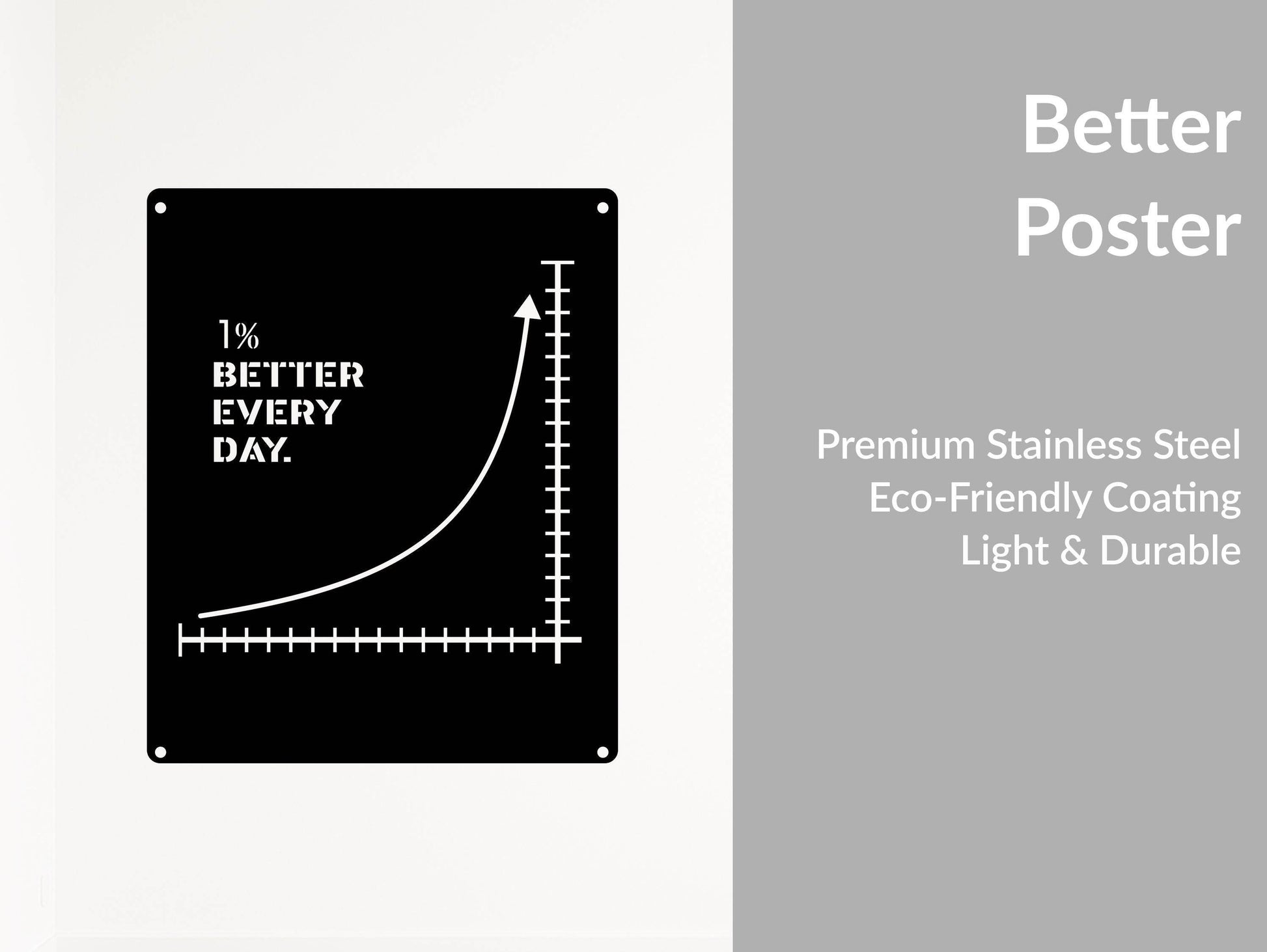 Better Every Day Metal Sign - Metal Art