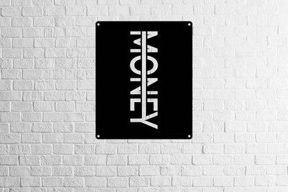 Money Metal Sign - Metal Art