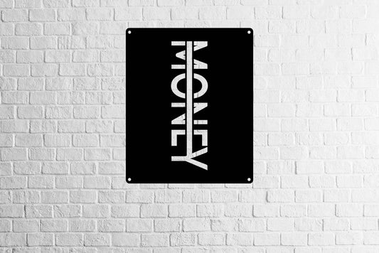 Money Metal Sign - Metal Art