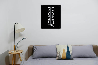Money Metal Sign - Metal Art