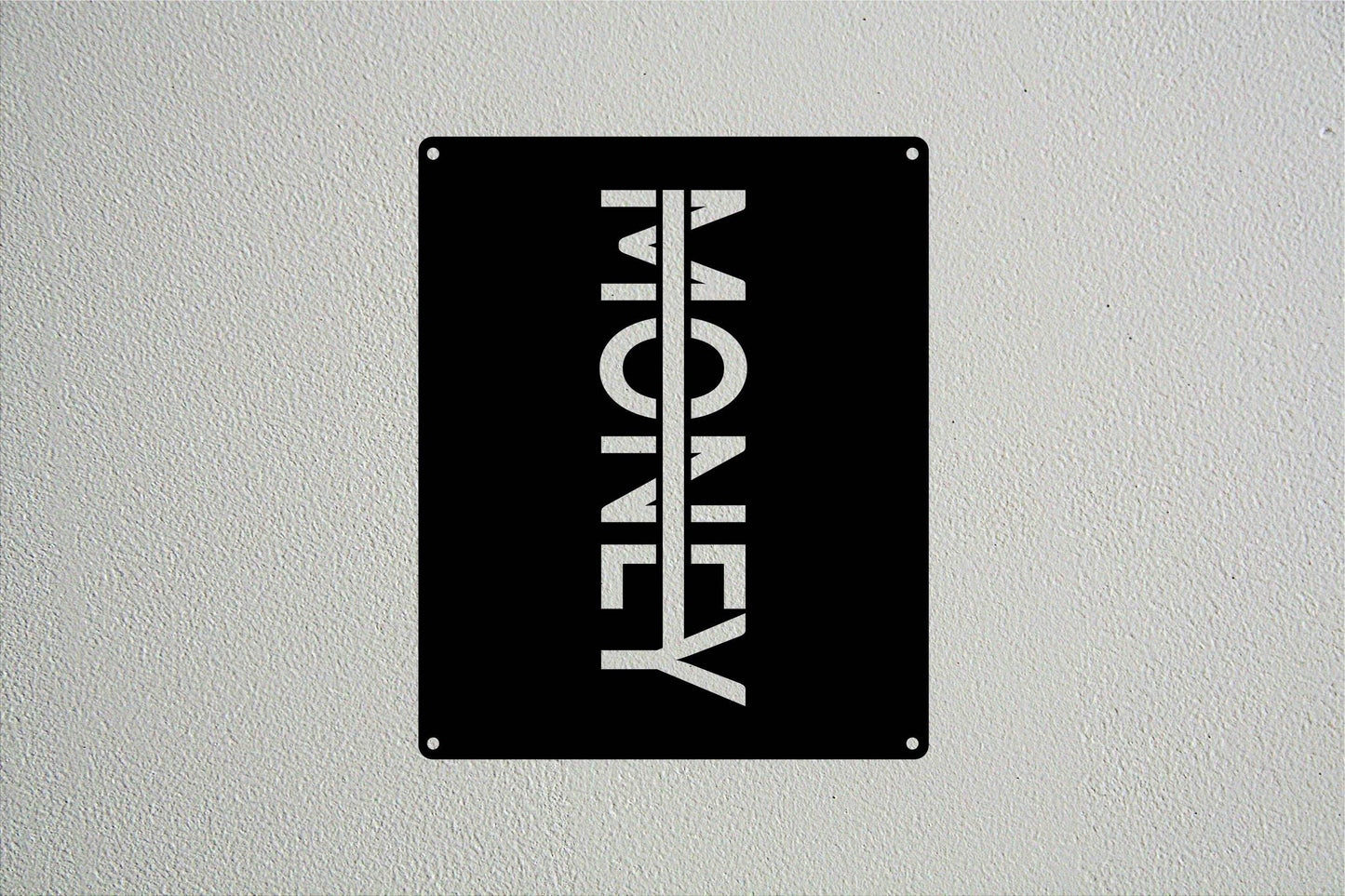 Money Metal Sign - Metal Art