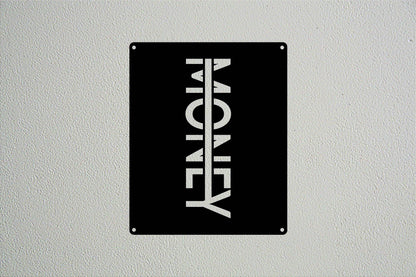 Money Metal Sign - Metal Art