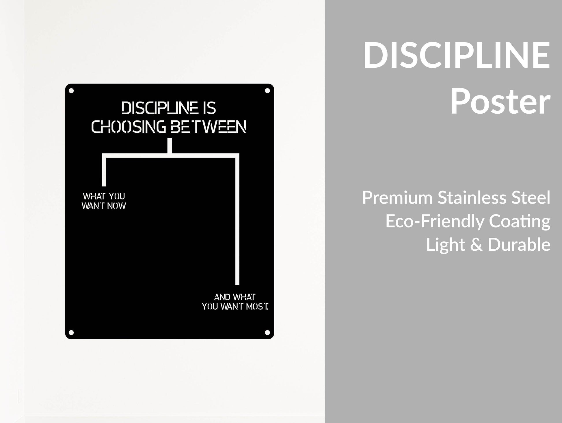 Discipline Metal Wall Art - Metal Art