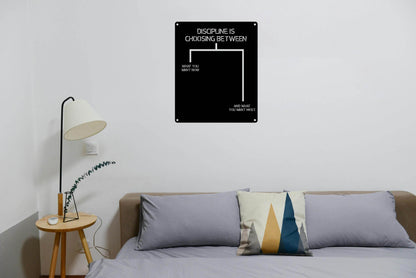 Discipline Metal Wall Art - Metal Art