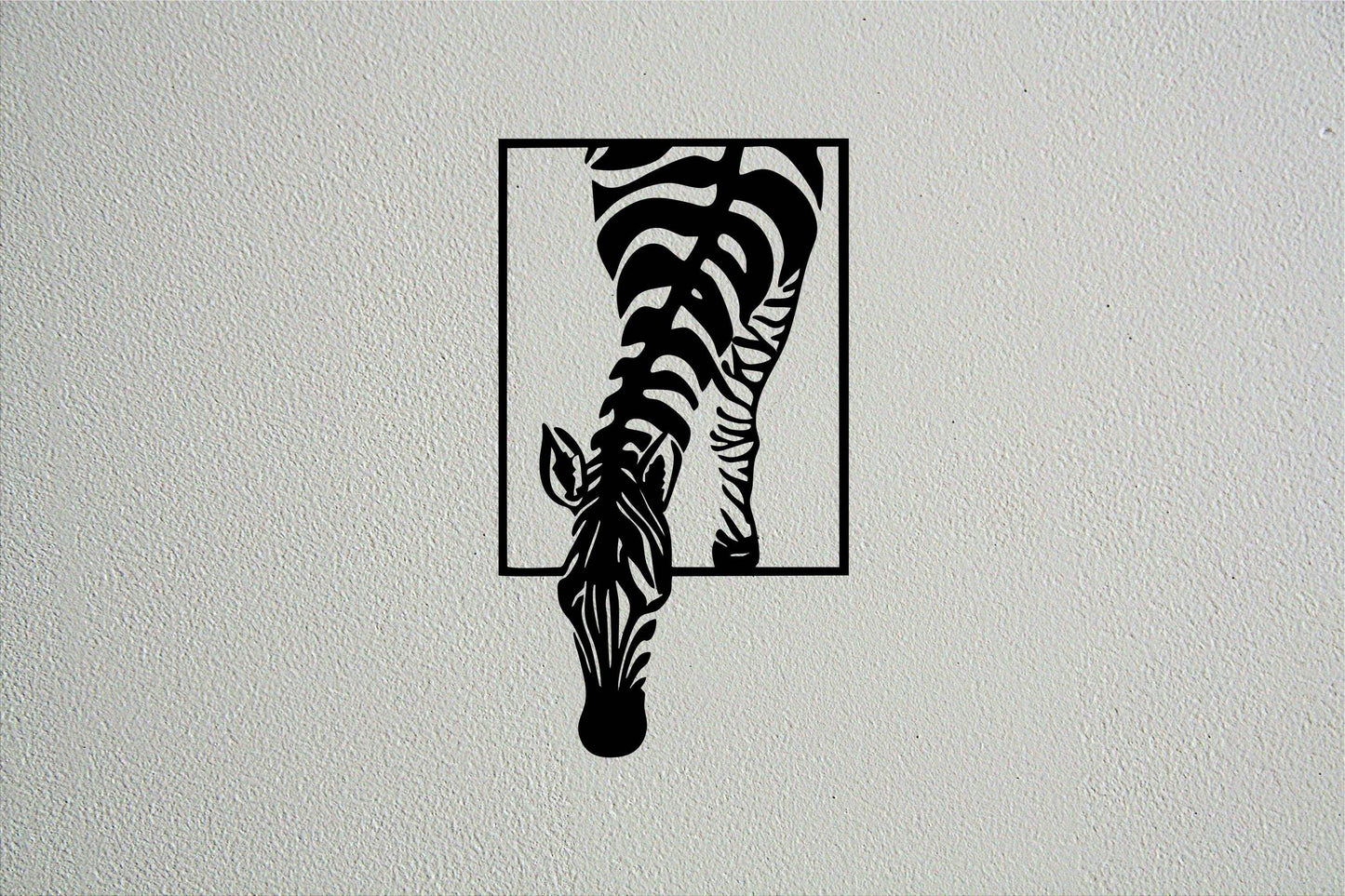 Zebra Metal Wall Art - Metal Art