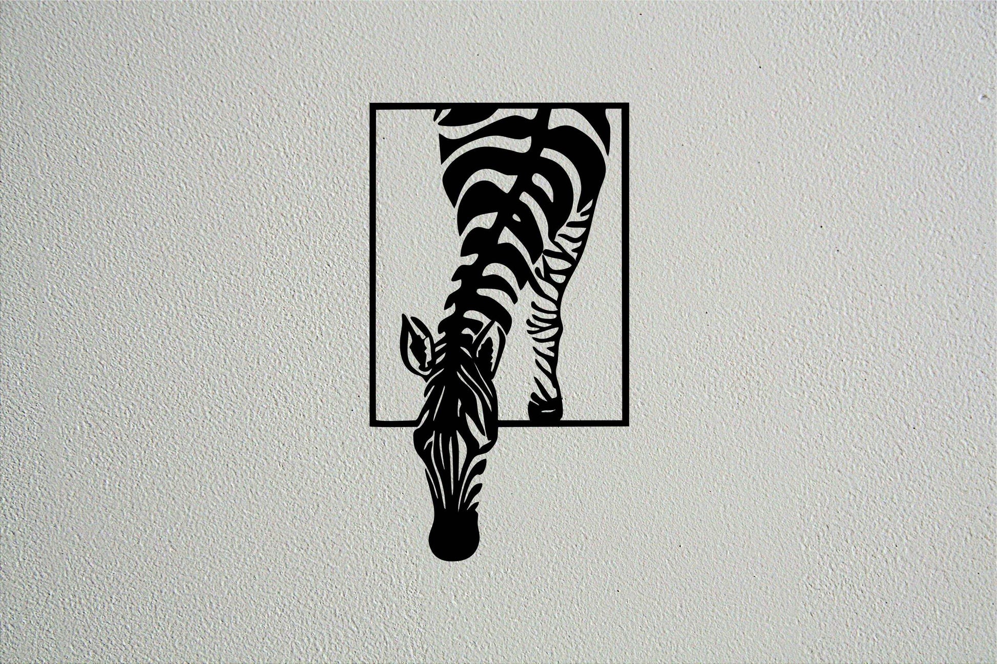 Zebra Metal Wall Art - Metal Art