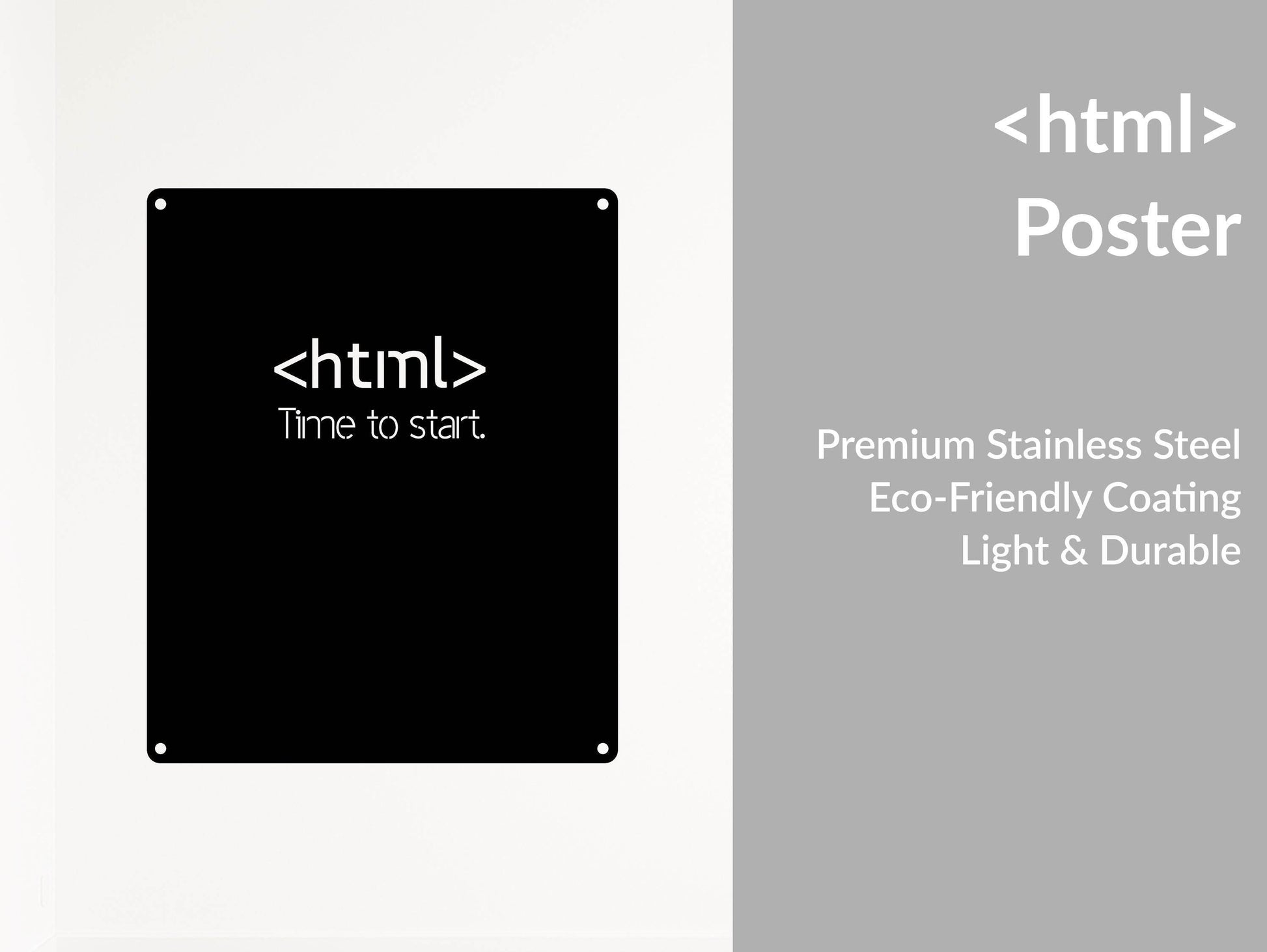 HTML Metal Wall Art - Metal Art