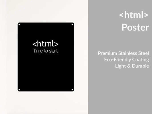 HTML Metal Wall Art - Metal Art