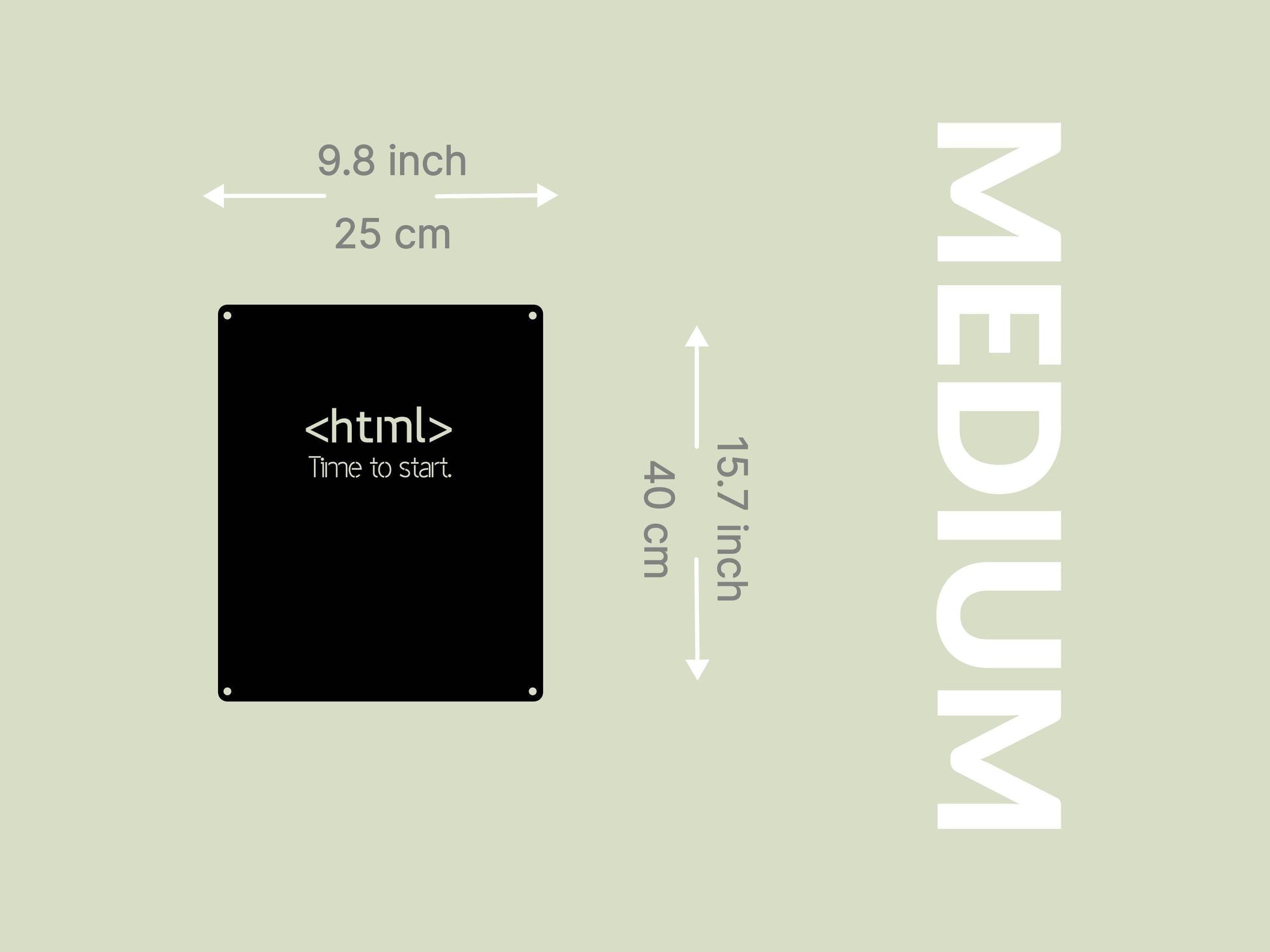 HTML Metal Wall Art - Metal Art