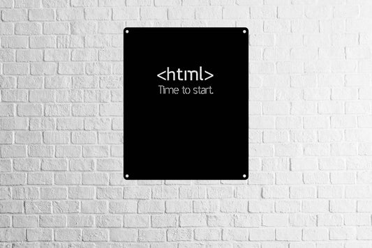 HTML Metal Wall Art - Metal Art