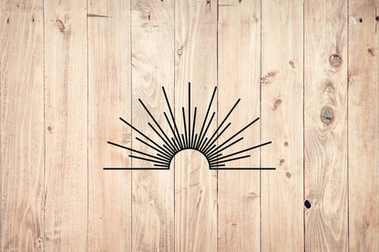 Sunrise Metal Wall Art - Metal Art