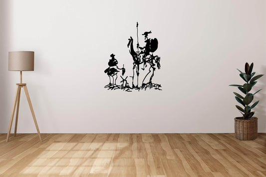 Don Quixote Metal Wall Art - Metal Art