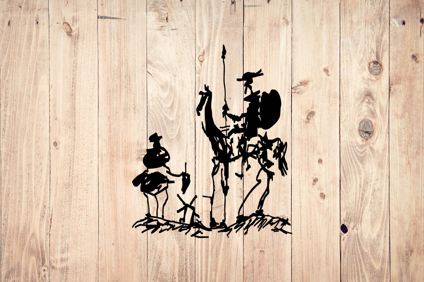 Don Quixote Metal Wall Art - Metal Art