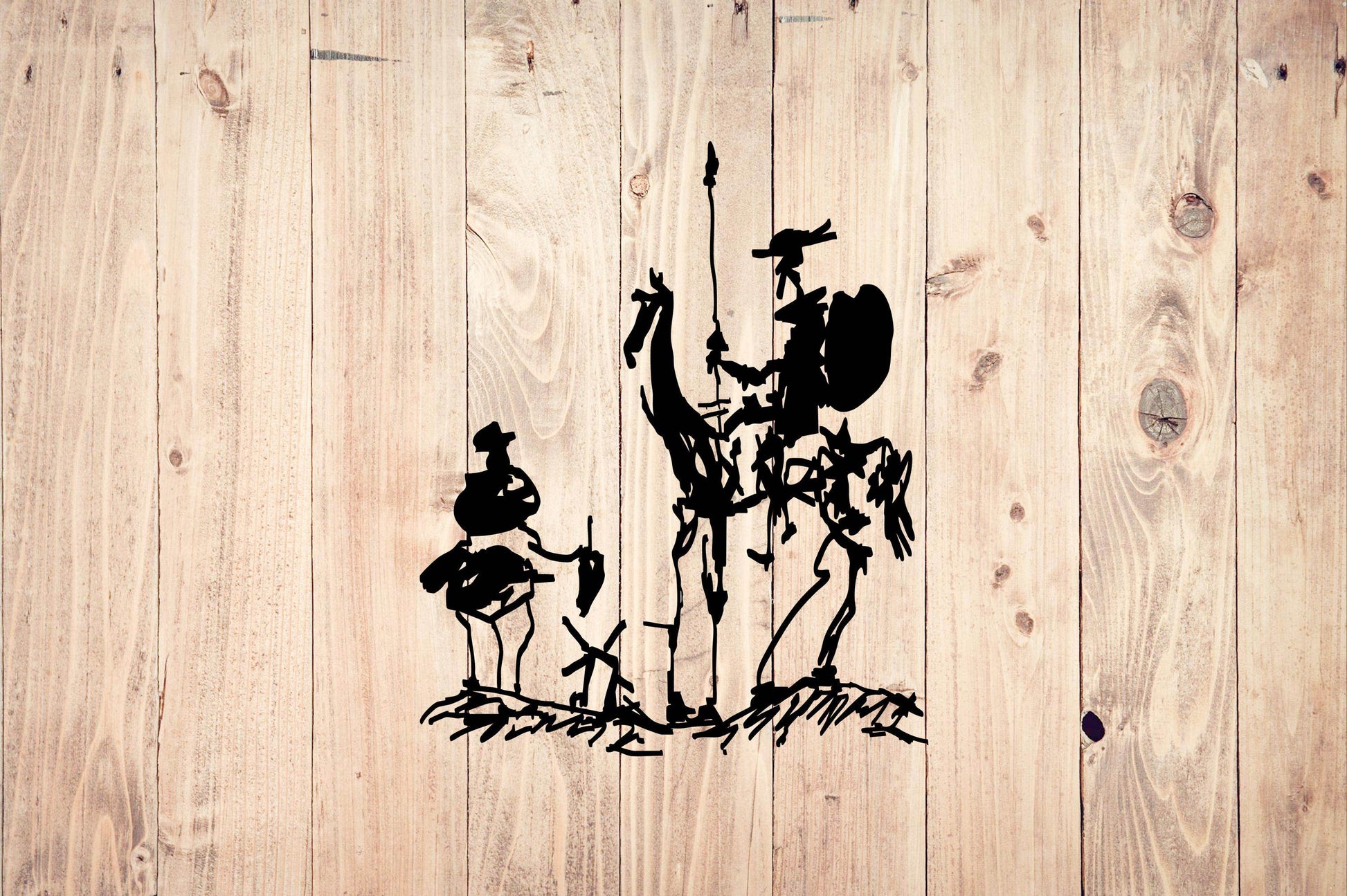 Don Quixote Metal Wall Art - Metal Art