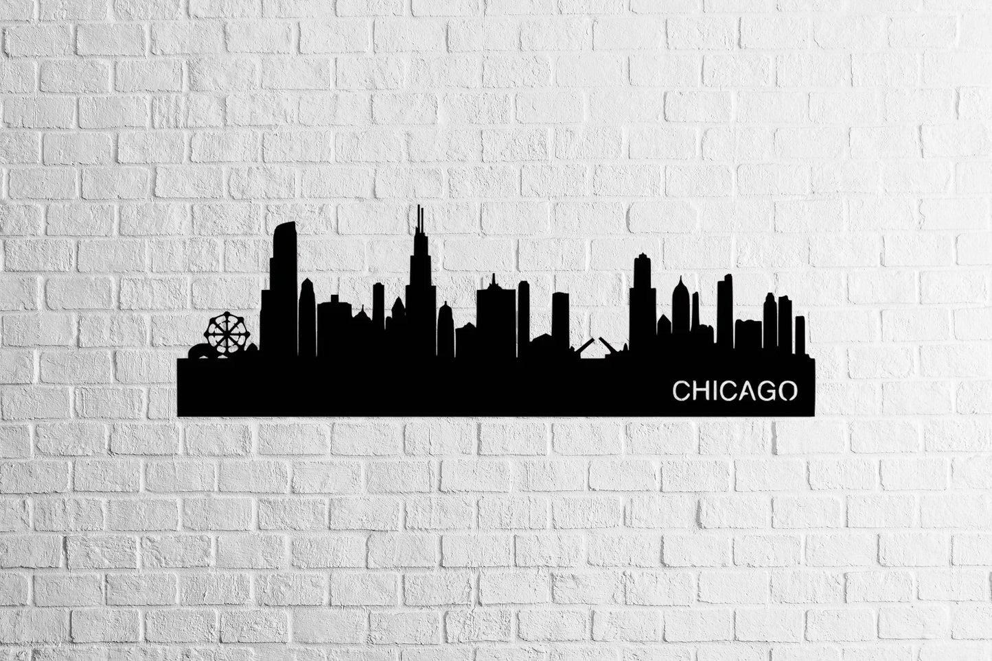 Chicago City Wall Art - Metal Art