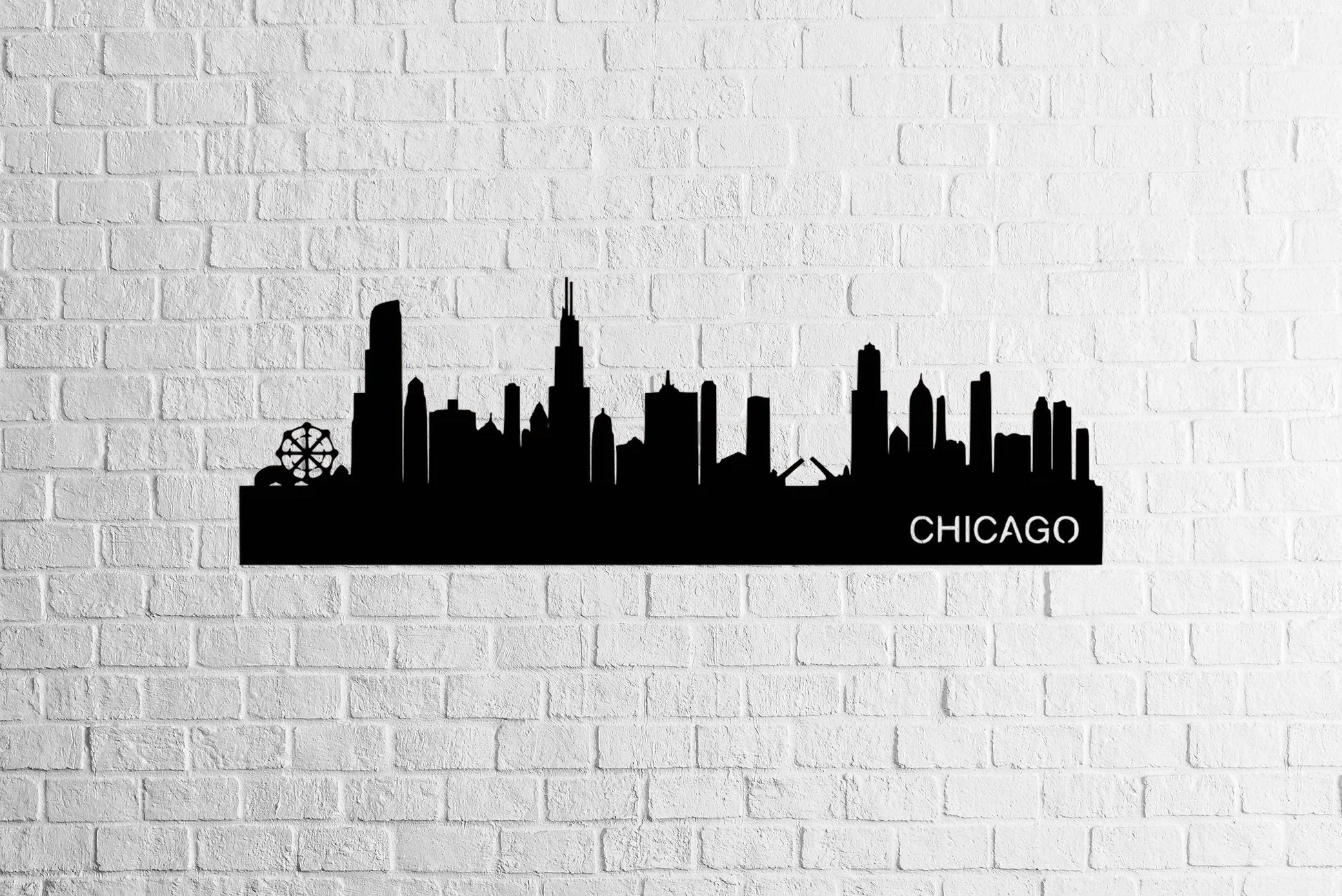 Chicago City Wall Art - Metal Art