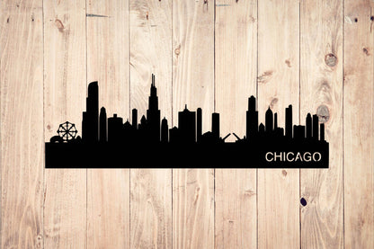 Chicago City Wall Art - Metal Art