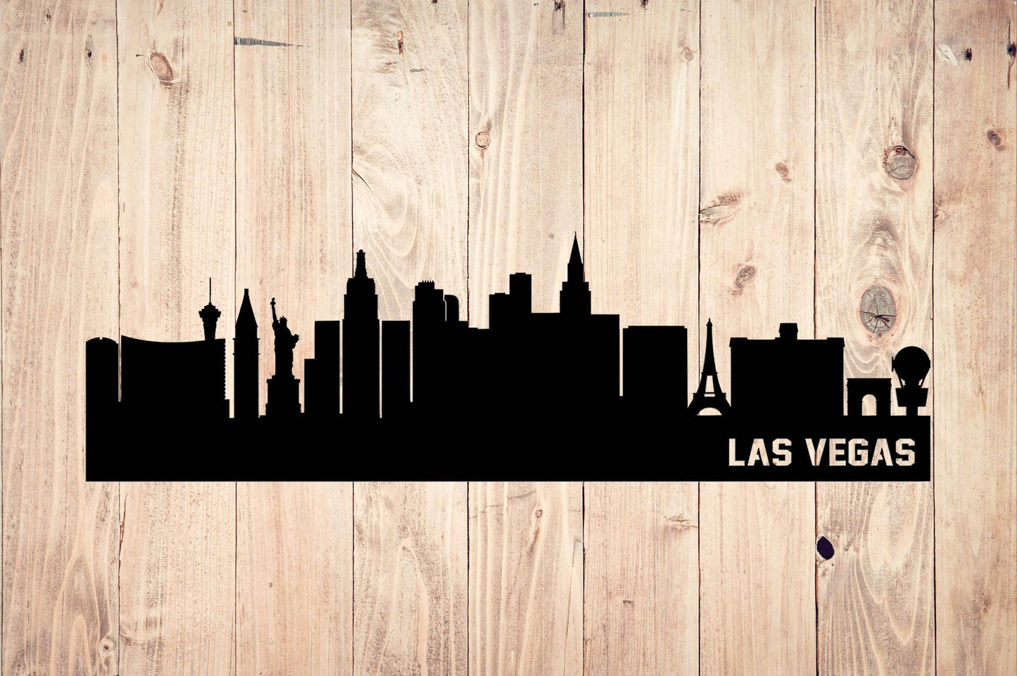 Las Vegas Skyline Metal Wall Art - Metal Art