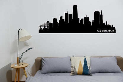 San Francisco Skyline Metal Wall Art - Metal Art
